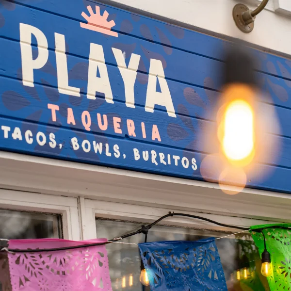 Playa Taqueria exterior at 206 Bellevue Ave Montclair NJ